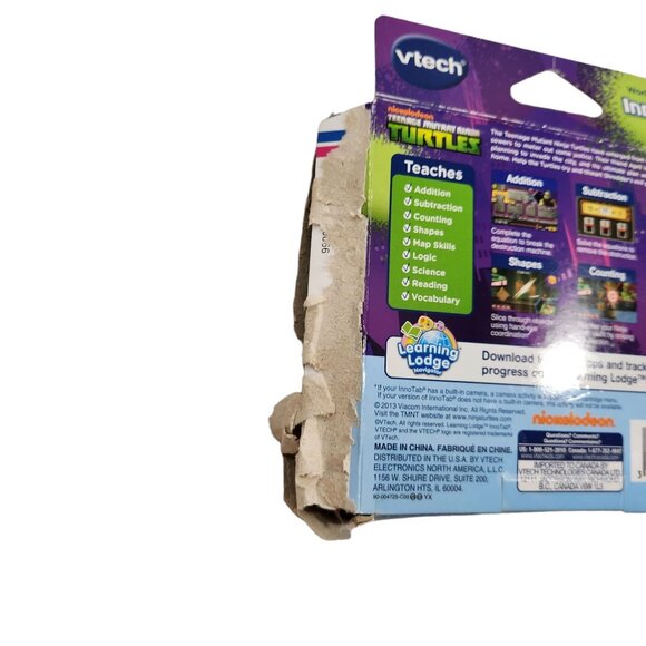 Vtech InnoTab Learning Tablet System, Backpack Pink, 3 TMNT Brave Planes Games - Picture 12 of 16